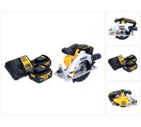 DeWalt DCS 565 M2 Scie circulaire portative sans fil 18 V 165 mm Brushless + 2x batterie 4,0 Ah + chargeur