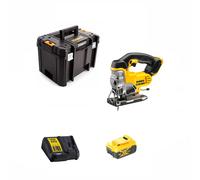 Dewalt DCS331 P1 Scie Sauteuse + 1 X 5 Ah Batterie DCB184 + chargeur et TSTAK VI