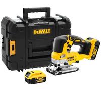 Scie sauteuse 18V DCS334NT-XJ + 2 batteries 18V 5 Ah + 1 chargeur rapide DCB1104-QW DEWALT