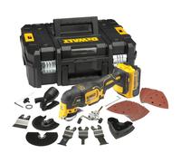DeWalt DCS355M1 Multi-cutter à batteries 18V Li-Ion (1x batterie 4.0Ah) + set d'accessoire 35 pièces dans coffret - moteur sans charbon