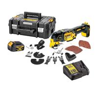 Dewalt DCS355M1-QW Multi-Cutter Sans Fil XR 18V 1 X 4.0Ah Li-Ion Sans Charbons + 32 Accessoires Coffret TSTAK