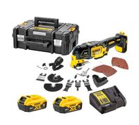 Dewalt DCS355P2-QW Multi-Cutter Sans Fil XR 18V 2 X 5.0Ah Li-Ion Sans Charbons + 32 Accessoires Coffret TSTAK