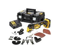Dewalt - Multi cutter 18V 5.0Ah Li-Ion + 29 accessoires en coffret Tstak - DCS356P2-QW