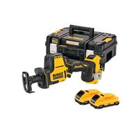 DeWALT DCS369P2-QW Kit De Scie Alternative À Batterie Li-ion 18 V (2 Batteries De 5,0 Ah) Dans Un Coffret TSTAK