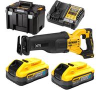 DeWALT DCS386H2T-QW Scie alternative sans fil (18V/2x5,0Ah PowerStack) Tstak