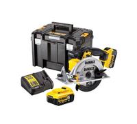 Dewalt DCS391P2 Scie circulaire XR Li-Ion 18V 2 x 5.0Ah, chargeur et TSTAK