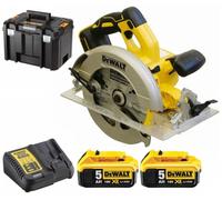 DeWALT DCS570P2 Scie circulaire sans fil (184mm) XR (18V/2x5,0Ah) TSTAK