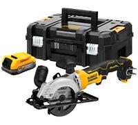 DeWALT DCS571E1T Scie circulaire (115mm/18V/1x1,7Ah PowerStack) sans chargeur, Tstak