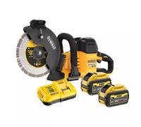 DeWALT DCS691X2 Kit De Tronçonneuse À Batterie 54V XR Flexvolt Li-ion (2x 9.0Ah) - 230mm
