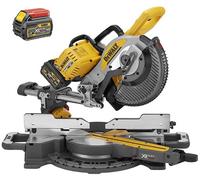 Scie à onglets radiale XR Flexvolt 54V 2Ah Li-ion Brushless 250 mm DEWALT - DCS727T2-QW