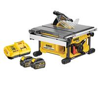 DeWalt DCS7485T2-QW Scie circulaire de table Noir, Jaune scie circulaire - Scies circulaires (6,5 cm, 5800 tr/min, 4,5 cm, 86 dB, 100 dB, Scie circulaire de table)