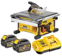 DeWALT DCS7485T2 Scie a table XR FlexVolt (210mm/54V/2x6,0Ah)