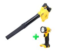 DeWalt DCV 100 N Batterie Souffleur / Souffleur de feuilles 18 V Solo + DeWalt DCL 040 18V XR Lampe rechargeable Li-Ion
