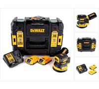 DeWalt DCW 210 D2 Ponceuse excentrique sans fil et sans balais 18V 12.000U/min 125 mm + 2x Batteries 2,0 Ah + Chargeur rapide + Coffret de transport