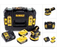DeWalt DCW 210 M2 Ponceuse excentrique sans fil et sans balais 18V 12.000U/min 125 mm + 2x Batteries 4,0 Ah + Chargeur rapide + Coffret de transport