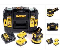 DeWalt DCW 210 P2 Ponceuse excentrique sans fil et sans balais 18V 125 mm + 2x Batterie 5,0 Ah + Chargeur + Coffret de transport