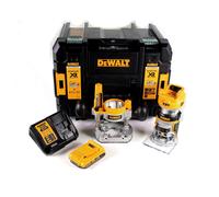 DeWalt DCW 604 D1 Fraiseuse combinée sans fil 18V 55 mm + 1x batterie 2,0 Ah + 1x chargeur rapide en TSTAK