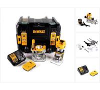 DeWalt DCW 604 D1 Fraiseuse combinée sans fil 18V 55 mm + 1x batterie 2,0 Ah + 1x chargeur rapide en TSTAK