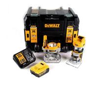 DeWalt DCW 604 M1 Fraiseuse combinée sans fil 18V 55mm + 1x batterie 4,0 Ah + 1x chargeur rapide en TSTAK