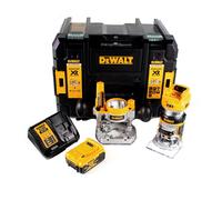 DeWalt DCW 604 P1 Fraiseuse combinée sans fil 18V 55mm + 1x batterie 5,0Ah + chargeur + TSTAK