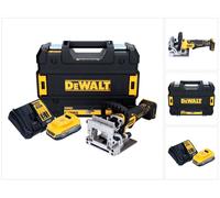 DeWalt DCW 682 E1T Fraiseuse à lamelles sans fil 18 V 102 x 20 mm sans balai + 1x batterie Powerstack 1,7 Ah + chargeur + TSTAK