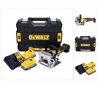 DeWalt DCW 682 E2T Fraiseuse à lamelles sans fil 18 V 102 x 20 mm sans balai + 2x batterie Powerstack 1,7 Ah + chargeur + TSTAK