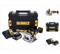 DeWalt DCW 682 M1T Fraiseuse sans fil pour chevilles plates 18 V 102 x 20 mm Brushless + 1x batterie 4,0 Ah + chargeur + TSTAK