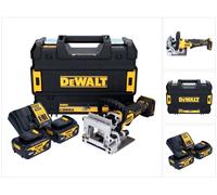 DeWalt DCW 682 M2T Fraiseuse sans fil pour chevilles plates 18 V 102 x 20 mm Brushless + 2x batterie 4,0 Ah + chargeur + TSTAK