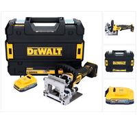 DeWalt DCW 682 NT Fraiseuse à lamelles sans fil 18 V 102 x 20 mm Brushless + 1x batterie Powerstack 1,7 Ah + TSTAK - sans chargeur