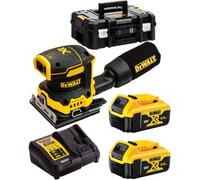 DeWALT DCW200P2-QW Ponceuse vibrante XR (18V/2x5,0Ah) Tstak