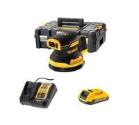 Dewalt DCW210D1 Ponceuse excentrique 125 mm 18V Brushless + en TSTAK + 1 X 2,0 Ah Batteries + Chargeur