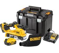 DeWalt Ponceuse à bande DCW220P2-QW XR Brushless 75 x 533 mm 18V avec coffret et 2 batteries 5,0 Ah