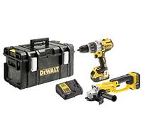 DEWALT deux de Combo Pack 18 V/5 Ah, 1 pièce, jaune - Noir - Argent, dck278p2 de QW