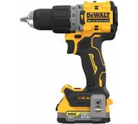 DeWalt Perceuse-visseuse à percussion sans fil DeWalt 18V XR (sans balais) incl. 2x batterie Powerstack (18 Volt / 1,7 Ah) avec technologie de batterie Pouch DCD805E2T-QW Quantité:1