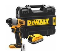 DEWALT Dewalt Clé à chocs sans fil 1/4", max. 192 Nm avec batterie Powerstack (18 V/1,7 Ah) Quantité:1