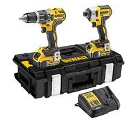 DEWALT dewpdck266p2 18 V 2 x 5.0 A LI-ION XR perceuse à percussion sans Brosses - Jaune (paquet de 2)