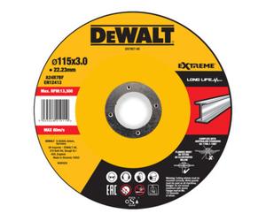 DEWALT Disque à tronçonner DEWALT EXTREME 115x3x22,23mm métal type 42 (déporté) DX7927-AE Quantité:1