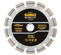 DeWALT Disque à tronçonner diamanté ELITE - 230 x 22,23 mm - Asphalte