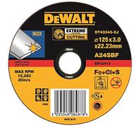 DEWALT Disque à tronçonner Extreme, 125 x 22,2 x 3,0 mm, dt43343 de XJ
