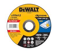 DEWALT Disque à tronçonner DEWALT EXTREME 115x1,2x22,23mm Inox type 41 (plat) DT43903-QZ Quantité:1