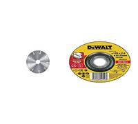 DEWALT Disque Diamant Segmenté 125mm Argent DT3711-QZ & DT43911-QZ Disque à tronçonner le métal 125x22.3mm, épaisseur 3.0mm, moyeu déporté