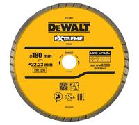 DEWALT - Disque Diamant Turbo Hybride 180 X 22, 23 mm, DX3961