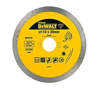 DEWALT Disque pour Scie à Carrelage Portative DWC410 à Sec ou à l'Eau 110x20mm DT3715-QZ