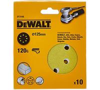 DEWALT Disques abrasifs 125mm grain 120 10 pièces DT3105-QZ