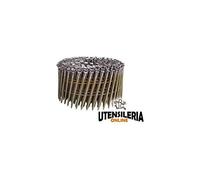 DEWALT DNF25R57E Clous en bobine série F tête ronde, angle 15° Ring non revêtu, 9900 pièces, Ø 2,5 mm