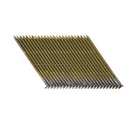 DeWalt DNW31R90E Pointes en Bande Métal 34° Crantées, 3.1mm x 90mm, Argent