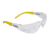 DeWalt Lunettes de sécurité DPG54-1D – Haute performance enveloppantes et légères, jaune/transparent