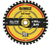 Lame de scie circulaire DEWALT DT10303-QZ 184/16 mm 40 Dents
