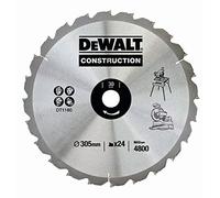 DeWalt DT1160QZ 305 x 30mm x 24 dents Lame de scie circulaire Construction (Import Grande Bretagne)