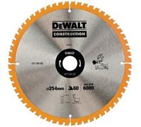 DeWALT Disque de coupe DT1182 254 x 30 mm 60 dents ATB +7°